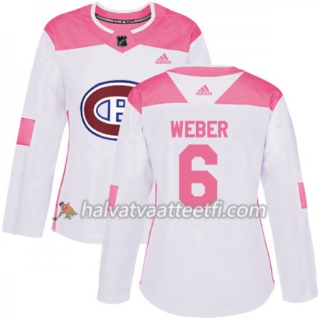 Naisten NHL Montreal Canadiens Pelipaita Shea Weber 6 Adidas 2017-2018 Valkoinen Vaaleanpunainen Fashion Authentic Naisten NHL Montreal Canadiens Pelipaita Shea Weber 6 Adidas 2017-2018 Valkoinen Vaaleanpunainen Fashion Authentic
